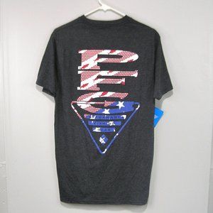 NWT COLUMBIA PFG FISHING T SHIRT GRAY MEDIUM